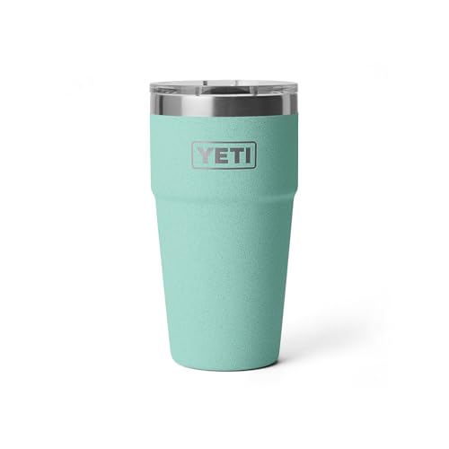 Image of YETI Rambler 20 oz Stackable Tumbler, Stainless Steel, Vacuum Insulated with MagSlider Lid