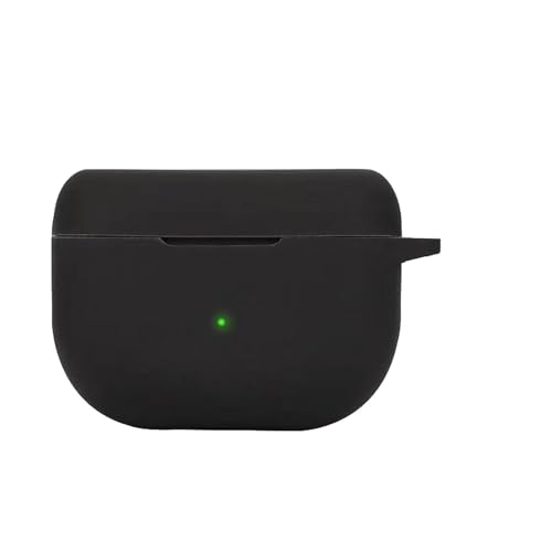 VAEKNVG Silicone Case Compatible with Jabra Elite 8 Active/Jabra Elite 10/ Jabra Elite 8 Active Gen 2/ Jabra Elite 10 Gen 2, Shockproof Protective Earbuds Cover with Carabiner Accessories (Black)