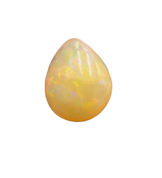 Opale éthiopienne multi fire naturelle 20mm pour la fabrication de bijoux DIY