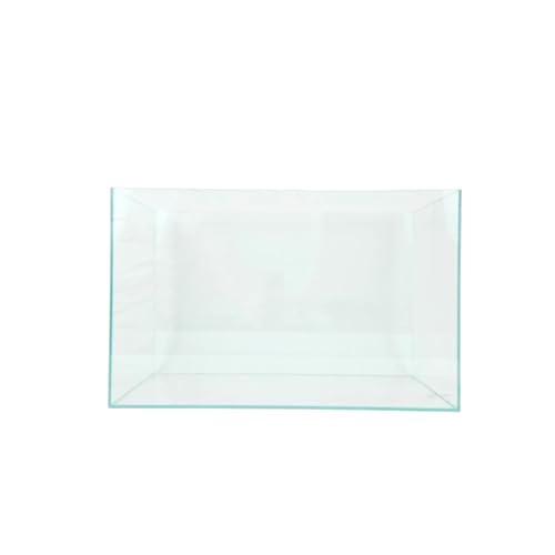 Lifegard Aquatics Crystal Rimless Aquarium – Ultra-Clear 15 Gallon Low-Iron Glass Fish Tank with 45° Beveled Edges, Insulation Pad – for Freshwater/Marine, Leak-Proof, Home/Office Decor