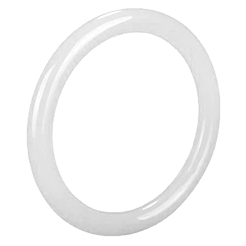 Jonc en jade blanc 8 mm bracelet femme en agate ronde naturelle véritable de taille 60 mm