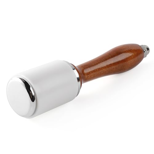 WUTA Leathercraft Nylon Hammer Leather Carving Hammer Cowhide Sew Harmer Wooden Handle