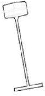 Fine Fabric Tagging Fasteners in Clear 1 Inch - Case of 5000
