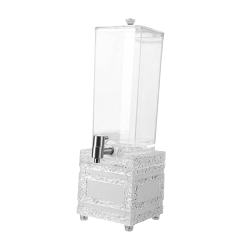 PETSOLA Dispensador de Cerveza Torre de Bebidas Mesa Acrílica Recipiente Grifo Resistente Fácil Limpiar Adecuado para Reuniones Pub Restaurante Moteles, tal como se describe, Cubo Cuadrado