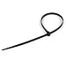 8 inch Black Cable Ties 100/Bg