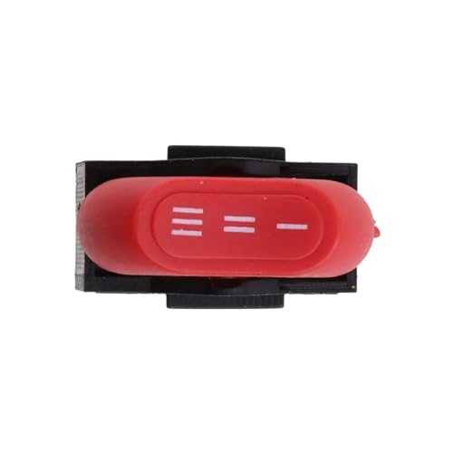 Interrupteur à bascule tripolaire noir et rouge pour inverseur de source - 4