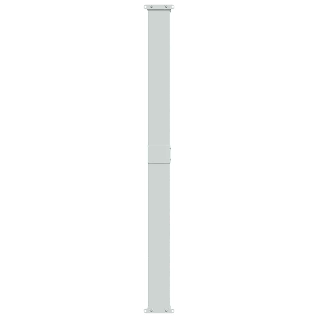 Tenda da sole laterale, estensibile, 180 x 500 cm, nera, resistente ai raggi UV e all'acqua, per balcone, terrazza, protezione dal vento, per giardino, campeggio
