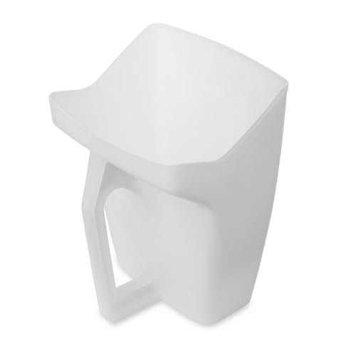 Image of Rubbermaid Commercial Products Food Service Utility Scoop, 64-Ounce, White, for Ice /Bar and Ingredient Use in Restaurant /Kitchen (Pack of 6)