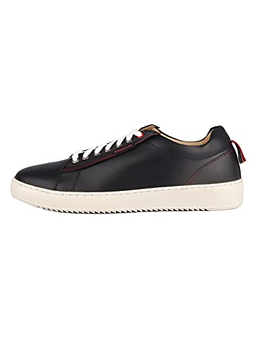 Image of Red Chief Black Leather Casual Shoes for Men RC3719