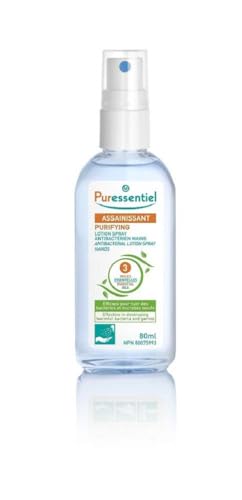 Puressentiel - Purificante - Loción Spray Purificante Manos & Superficies - Fórmula 100% de origen natural - 80ml