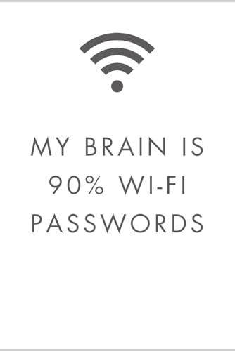 My Brain is 90% Wi-Fi Passwords: And the Remaining 10% Is Loading�c