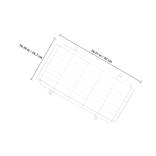 Grille de protection anti-chocs en acier inox pour cache-fil et panneau