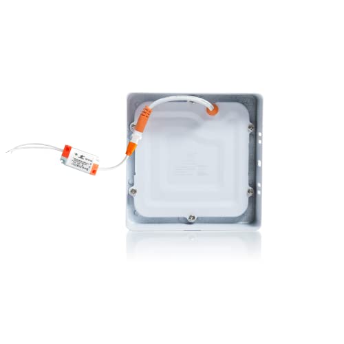 Image of Amax 22 Watts Square Surface LED Panel Light (White,Plastic)