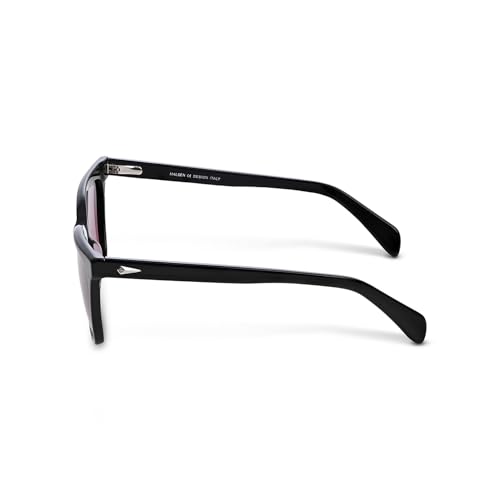 Image of HALDEN inchNEBULA inch Series Sunglasses - Italian Sophistication & Japanese Precision in Classic Round Design, 1-Year Warranty