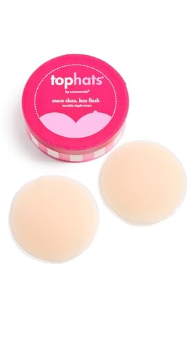 commando Womens Top Hats Nipple Concealers