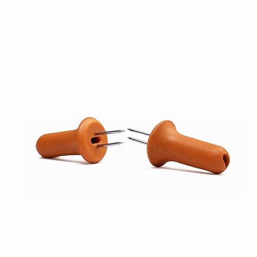 Zyliss Maiskolben Spieße 8 Stück Set, Maiskolben halter aus Rostfrei Edelstahl, Ideal für BBQ, Picknick Camping und Mais in der Küche Grillen, Maishalter, 4 Farben