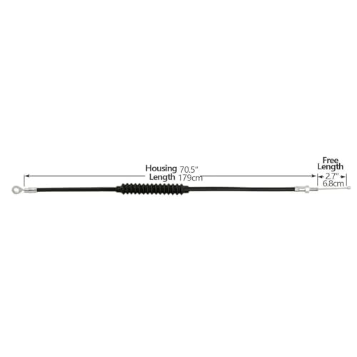 Câble d'embrayage LW de haute précision pour Harley Davidson Softail Deluxe - 2