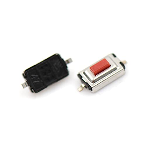 Interrupteur bouton-poussoir de rechange rouge pour réparer un lecteur MP3