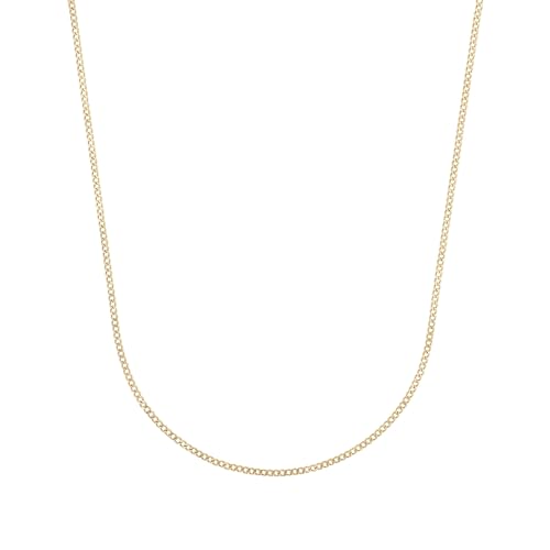 Collier en acier inoxydable anti-noircissement Amor doré 42 cm pour peaux sensibles