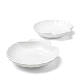 Starfrit Gourmet Bistro - Set of 2 Porcelain Shell Dishes - Stain Resistant - Oven, Microwave and Dishwasher Safe