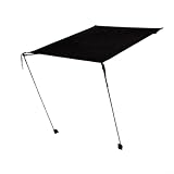 FUANA for Moon Stuhl-Sonnenschutz, tragbar, Outdoor-Camping, mit LSF 50+, UV-Schutz, wasserdicht, verstellbare Abdeckung für Strand, Picknick (Khaki)