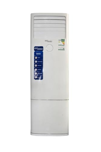 مكيف هواء KSGFS48IR بارد وساخن 4 طن بقدرة 42000BTU قائم على الأرض بخاصية إعادة التشغيل التلقائي ووضع النوم للمنزل والمكتب والاستخدام التجاري من سوبر جنرال، لون أبيض