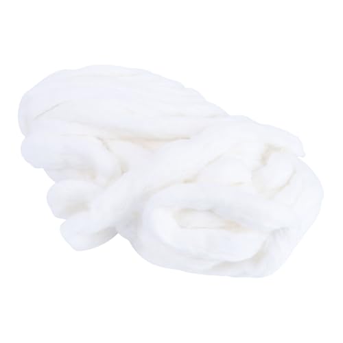 Housoutil 2 Rolls Pure Cotton Strips Degreasing Soft Sturdy for Salon Beauty Use