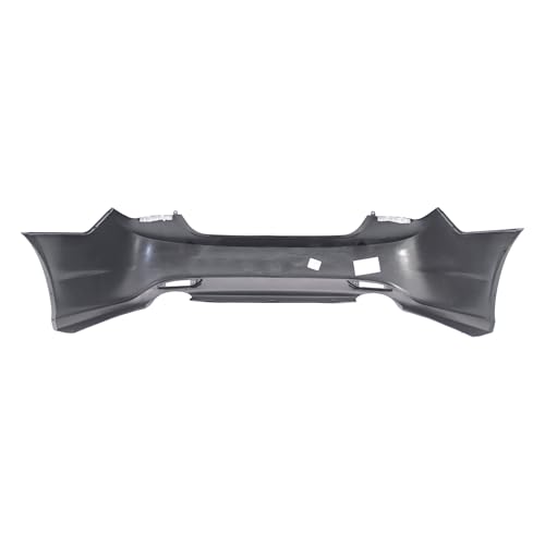 Image of FitParts Compatible with Hyundai Sonata 2011-2013 Rear Bumper Cover | Sedan, Ready to Paint, OEM 866103Q100, HY1100176