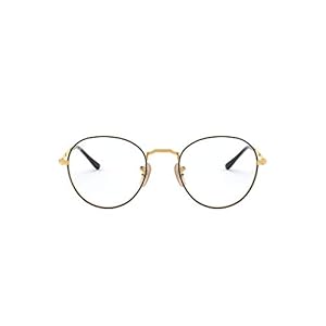 Ray-Ban 0RX 3582V 2946 51 Lunettes de Soleil, Or (Gold on Topo Black), Mixte Adulte