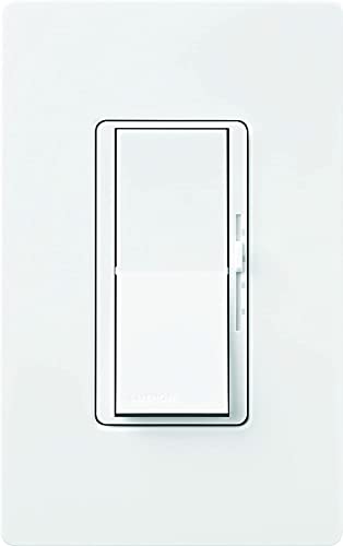 Lutron Diva 3-Speed Fan Control And Light Switch, Single-Pole/3-Way, 1.5A Fan/1A Led, Dvfsq-Lf-Wh, White #TOP1