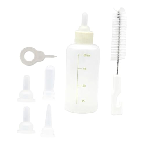 SEWOART Small Pet Nursing Bottles Silicone Feeding Bottles for Puppies Kittens Rabbits Milk for Puppies