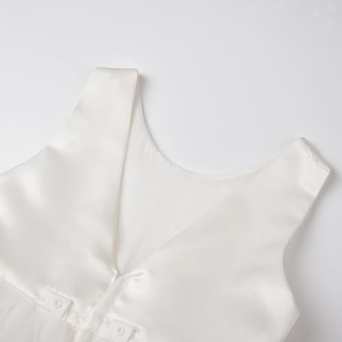 Image of JerrisApparel Flower Girls Dress Wedding Satin Dresses Princess Birthday Party Prom Ball Gown