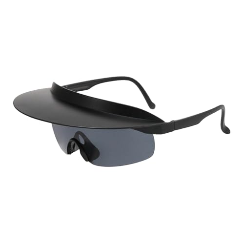 Gafas de sol genéricas para ciclismo | Gafas de sol con forma de gorra,Gafas deportivas, vidrio espejo de para senderismo camping bicicleta escalada