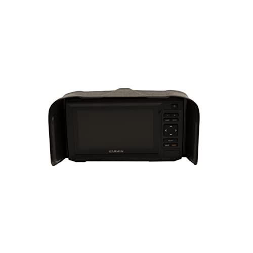 Image of BerleyPro Garmin Fish Finder Visor - Sun Cover & Glare Reduction - Fits Echomap UHD /UHD2 /Ultra, GPSMAP, Striker, Echomap Chirp & More - CNC Machined ASA Plastic