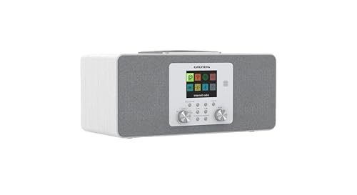 Grundig DTR 6100 2.1 DAB+ Web W All-In-One Internet- und Digitalradio, FM, 2.1 Radio mit Subwoofer, 28 W RMS, USB, Spotify Connect, Alarmfunktion, Einschlafautomatik, Farbdisplay, Weiß – Bild 4