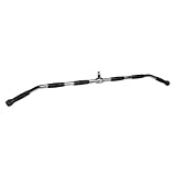 VirtuFit LAT Pulldown Bar – Barra de tracción – de cromo – Mango de cable – Barra recta, barra de bíceps, barra de tríceps, entrenamiento de fuerza, barra muscular, barra de latissimus