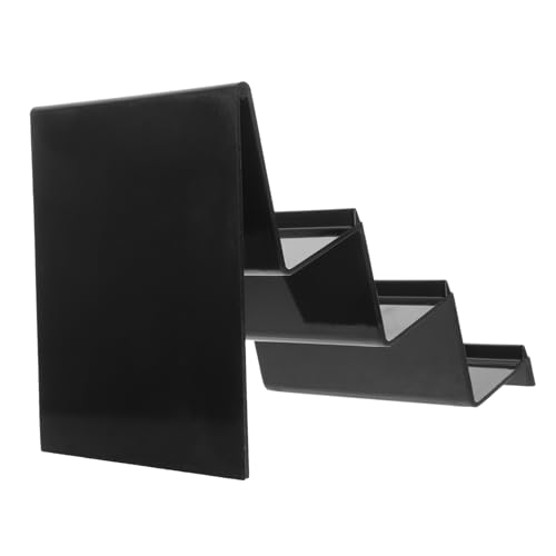 Happyyami Display Riser for Vendors Store Display Shelves Acrylic Tiered Stand Retail Shelf Purse Stand