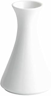 Moonlight Cermaic Vase White 13cm - Small Porcelain Bud Vase for Dining Tables