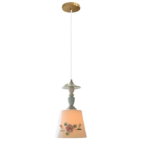 Lustre rustique en céramique véritable et suspension haut de gamme