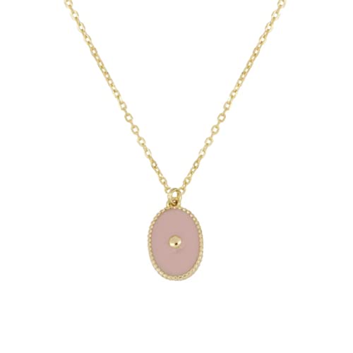 Collier ovale émail femme : le bijou anti-ternissement pour sublimer le cou