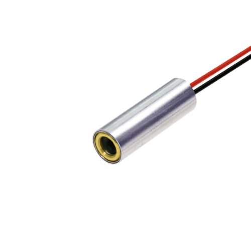 Quarton Economic Industrial Green Dot Laser Module, Class 3R, VLM-520-73 LPA, 3~6 VDC, 520nm, Industrial Alignment Green Laser Head