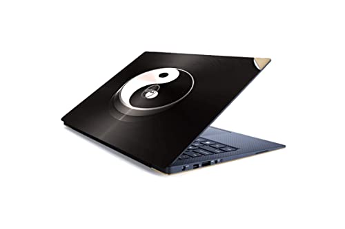 Image of GADGETS WRAP Printed Vinyl Top Only Skin Sticker Decal for Dell XPS 13 inch Laptop - Yin Yan 3D