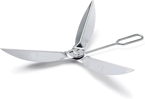 22-1/2-Inch One-Touch Cleaning System Kit for Weber Grill Parts, Fits 7444 Weber Grill Replacement Parts Thicker, Sturdy, Heat Resistant, Easy to Install, Silver