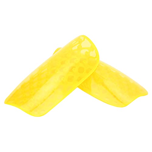Xolsurg Soccer Sport SHIN Guard Protector Breathable Football Brace Pads for Adults Teenager Training (Yellow)
