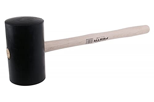 Festa, martello di gomma professionale, 3 kg, 115 mm, 61 cm