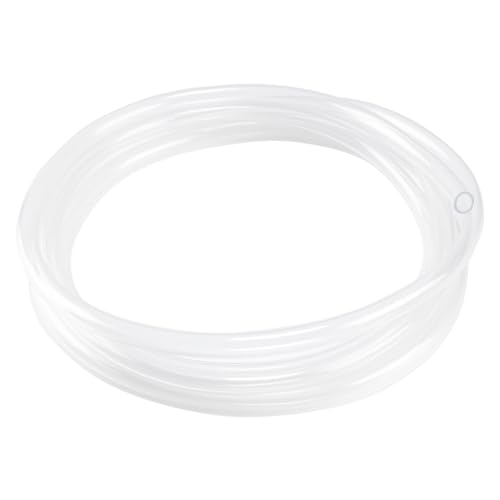 PLUMBINGMASTER 10ft 3/8''ID×1/2''OD Clear Vinyl Tubing Flexible and Hybrid PVC Tubing, Lightweight soft hose, drinkable pipe