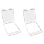 Rev-A-Shelf 35 Qt Under Sink Garbage Can Lid for Base Kitchen and Bathroom Cabinet Plastic Trash Bin Lid Only, White, RV-35-LID-1-40 (2 Pack)