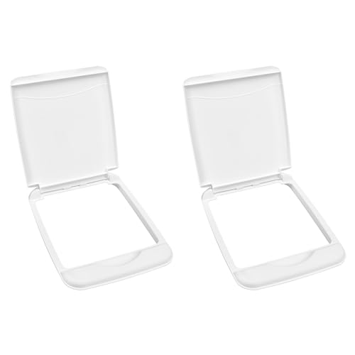 Rev-A-Shelf-35-Qt-Under-Sink-Garbage-Can-Lid-for-Base-Kitchen-and-Bathroom-Cabinet-Plastic-Trash-Bin-Lid-Only-White-RV-35-LID-1-40-2-Pack Rev-A-Shelf 35 Qt Under Sink Garbage Can Lid for Base Kitchen and Bathroom Cabinet Plastic Trash Bin Lid Only, White, RV-35-LID-1-40 (2 Pack) - Image 1