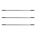 Produktbild Güde 55080 Sägeblatt für Dekupiersägen 10TPI 3-tlg. SB (132 mm, 3 Stück)