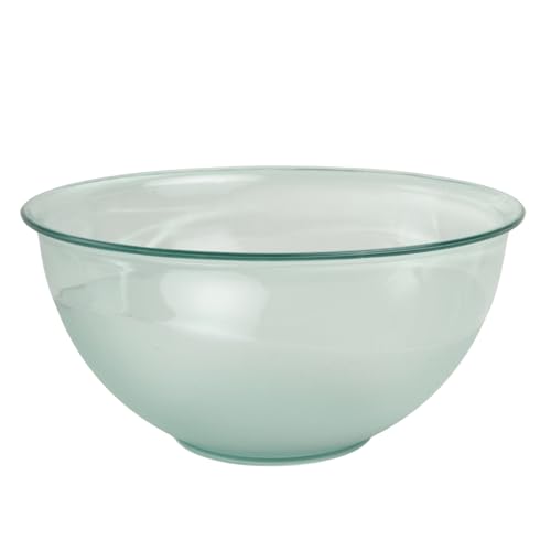 BPA-Free Plastic Bowls – Glossy Food-Safe Salad & Fruit Bowls, Medium, Lightweight & Stylish, Ideal for Kitchen, Dining, Parties, Picnics – Orange, Blue, Green, Purple (1, Green)